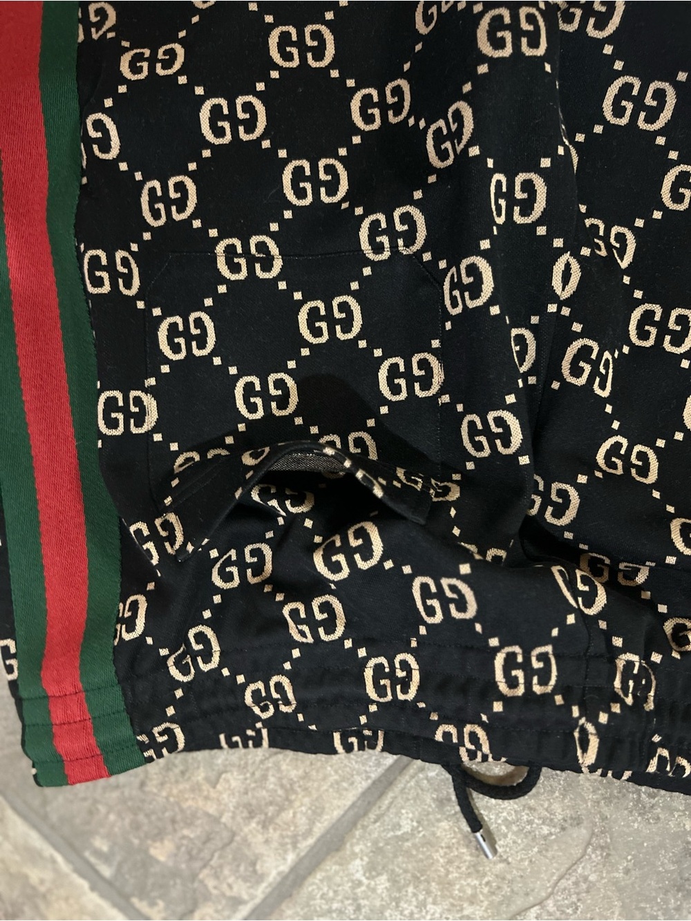 Men's Gucci GG jersey cotton jog pants, size XXL made in Italy - Picture 8 of 14